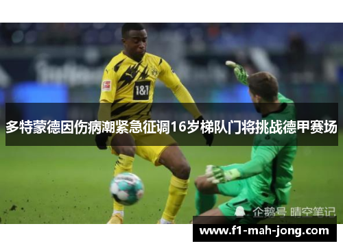 多特蒙德因伤病潮紧急征调16岁梯队门将挑战德甲赛场